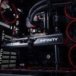 Stacionarus žaidimų-darbo kompiuteris Ryzen 7 7800X3D B850 WIFI 32GB DDR5 1TB NVMe SSD RTX 5070 12GB (P725) - Image 5