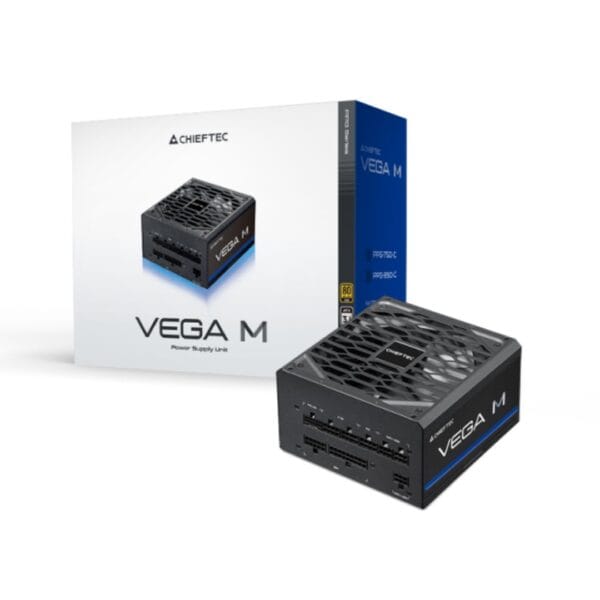 CHIEFTEC VEGA M 750W (PPG-750-C) ATX 3.1, PCIe GEN5, 80Plus GOLD Pilnai Modulinis - Image 1