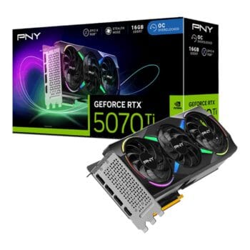 PNY GeForce RTX 5070 Ti ARGB OC Triple Fan (VCG5070T16TFXXPB1-O)
