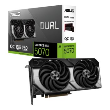 ASUS Dual GeForce RTX 5070 12GB GDDR7 OC Edition, PCIe 5.0 (DUAL-RTX5070-O12G)