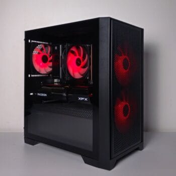 (P870) Stacionarus žaidimų-darbo kompiuteris Ryzen 5 8400F A620M 32GB DDR5 1TB NVMe SSD RX 9060 XT 8GB