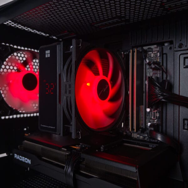 (P870) Stacionarus žaidimų-darbo kompiuteris Ryzen 5 8400F A620M 32GB DDR5 1TB NVMe SSD RX 9060 XT 8GB - Image 2