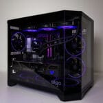 (P820) Stacionarus žaidimų-darbo kompiuteris Ryzen 7 7800X3D B850M WIFI 32GB DDR5 1TB NVMe SSD RTX 5070 12GB