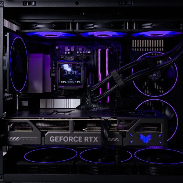 (P820) Stacionarus žaidimų-darbo kompiuteris Ryzen 7 7800X3D B850M WIFI 32GB DDR5 1TB NVMe SSD RTX 5070 12GB - Image 2