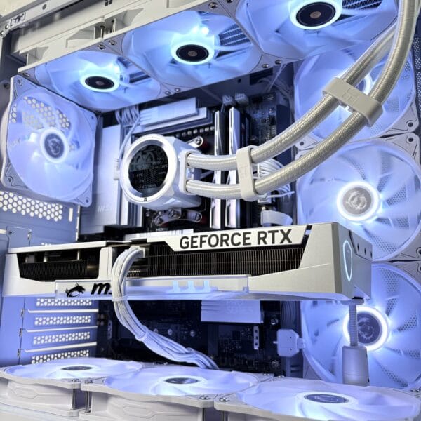 MSI RTX 5080 Gaming Trio OC White 16GB Stacionarus žaidimų-darbo kompiuteris Ryzen 7 9800X3D X870 WiFi 32GB DDR5 2TB NVMe SSD RTX 5080 16GB MSI (P783) - Image 4