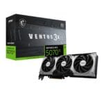 Vaizdo plokštė MSI GeForce RTX 5070 Ti 16GB VENTUS 3X OC PCIE 5.0 GDDR7 (G507T-16V3C)