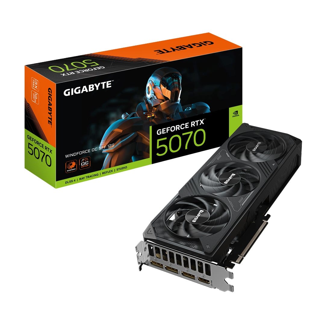 Untitled image - 2025-08-04T152124.908 Vaizdo ploškė GIGABYTE GeForce RTX 5070 WINDFORCE OC SFF 12GB (GV-N5070WF3OC-12GD) - Image 1