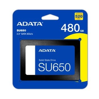 ADATA SU650 480GB SATA SSD iki 520MB/s