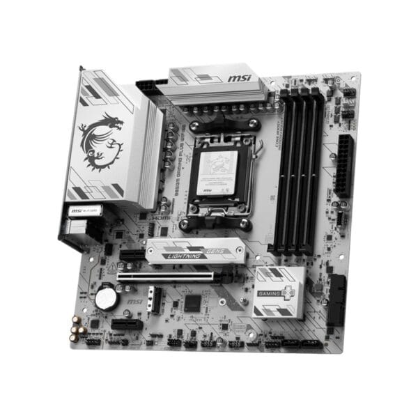 Pagrindinės plokštė MSI B850M GAMING PLUS WIFI6E PCIe 5.0 mATX AM5 - Image 2