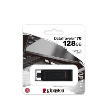 Kingston DataTraveler 70 USB Flash Drive USB-C 128GB USB 3.2