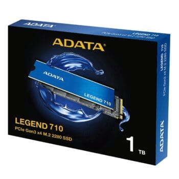 ADATA LEGEND 710 PCIe Gen3 x4 M.2 2280, 1TB iki 2400MB/s
