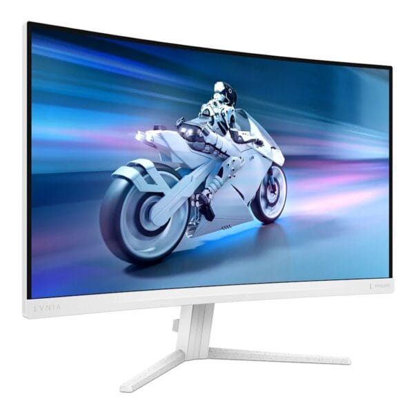 Untitled image - 2025-09-01T114730.200 Lenktas (Curved) žaidimų monitorius Philips 27M2C5201L/00 27" VA FHD (1080P) 180Hz 1ms Baltas su Ambilight - Image 2