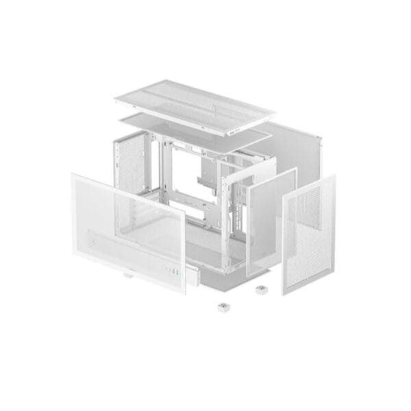 Kompiuterio korpusas DeepCool CH260 M-ATX Baltas - Image 4