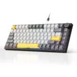 Žaidimų Klaviatūra Mechaninė AJAZZ AK820 75% ARGB HotSwap USB-C (Starry Night Grey)