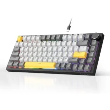 Žaidimų Klaviatūra Mechaninė AJAZZ AK820 75% ARGB HotSwap USB-C (Starry Night Grey)