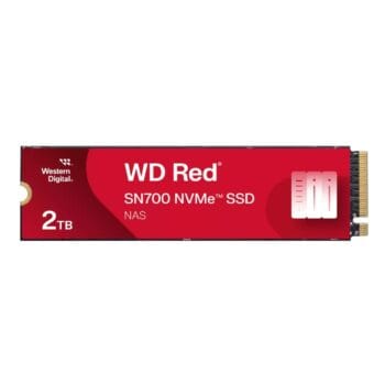 2TB WD Red SN700 NVMe M.2 PCIe Gen3 x4 SSD iki 3400MB/s