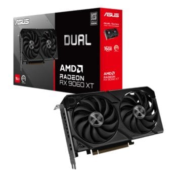 Vaizdo plokštė ASUS Dual Radeon RX 9060 XT 16GB GDDR6 (DUAL-RX9060XT-16G) PCIe 5.0 128-bit
