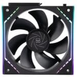 Korpuso aušintuvas Thermalright 120mm TL-M12QR X3 (JUODI) INFINITY MIRROR ARGB EASY CONNECT FAN Atvirkštiniai (Reverse) - Image 2