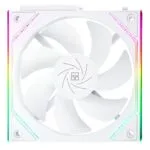 Korpuso aušintuvas Thermalright 120mm TL-M12QRW X3 (BALTI) INFINITY MIRROR ARGB EASY CONNECT FAN Atvirkštiniai (Reverse) - Image 2