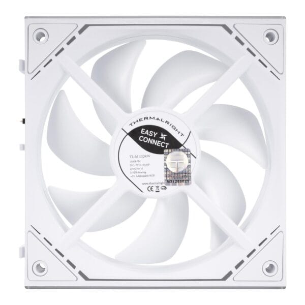 Korpuso aušintuvas Thermalright 120mm TL-M12QRW X3 (BALTI) INFINITY MIRROR ARGB EASY CONNECT FAN Atvirkštiniai (Reverse) - Image 3
