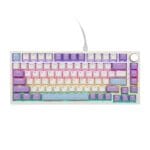 Žaidimų Klaviatūra Mechaninė AJAZZ AK820 75% ARGB HotSwap USB-C (Sea Salt Purple) - Image 2