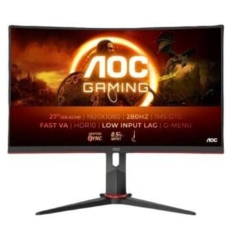 Lenktas žaidimų monitorius AOC GAMING 27" C27G2Z3/BK FHD (1080p) VA WLED 280Hz 1ms