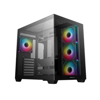 Kompiuterio korpusas DeepCool CG530 Midi Tower 4F  Black (R­CG530­BKADA4­G­1)
