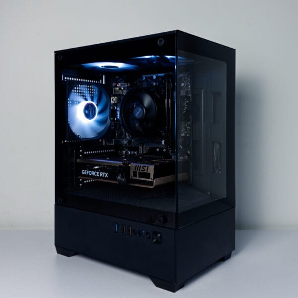 (P867) Stacionarus žaidimų-darbo kompiuteris Ryzen 5 5500 A520M 16GB DDR4 512GB NVMe SSD RTX 5060 8GB - Image 1