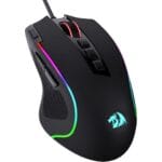Žaidimų pelė Redragon M612 Predator RGB (Gaming Mouse), 8000 DPI, laidinė, optinė su 11 Programuojamų mygtukų