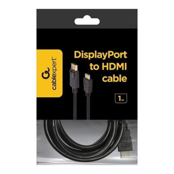 GEMBIRD 4K DisplayPort (v1.2) į HDMI kabelis, 1 m (CC-DP-HDMI-1M) - Image 2