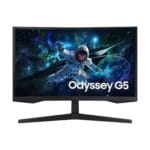 Lenktas (Curved) Žaidimų monitorius Samsung Odyssey G5 G55C (LS27CG552EUXEN) 27" QHD (1440p) VA 165Hz 1ms