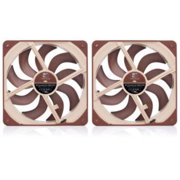 Korpuso aušintuvas NOCTUA NF-A14x25 G2 PWM Sx2-PP Push-Pull Set (2x140mm) - Image 2