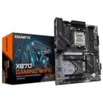 Pagrindinė plokštė GIGABYTE X870 GAMING WIFI6 AM5 ATX Bluetooth 5.3 PCIe 5.0