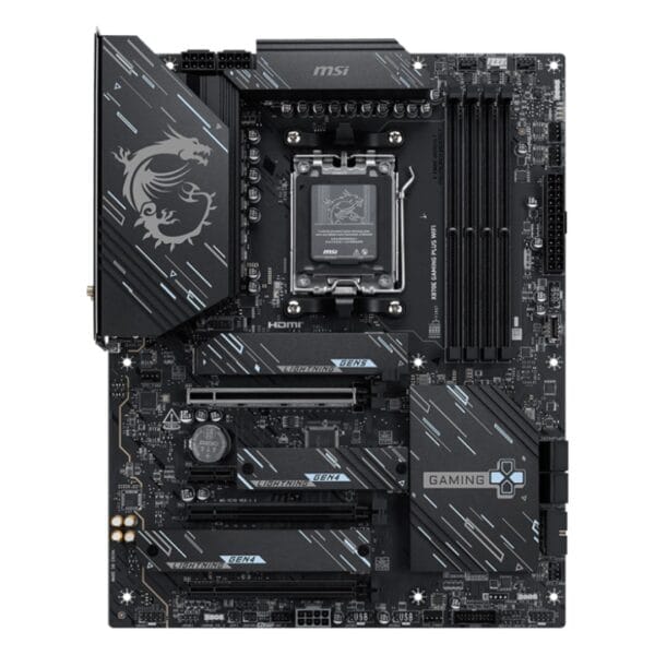 Untitled image - 2025-10-20T143759.818 Pagrindinė plokštė MSI X870E GAMING PLUS WIFI 7 AM5 ATX PCIe 5.0 - Image 2
