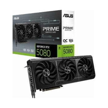 Vaizdo plokštė ASUS Prime GeForce RTX  5080 OC 16 GB GDDR7 (PRIME-RTX5080-O16G)