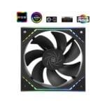 Korpuso aušintuvas Thermalright 120mm ARGB TL-M12R JUODAS 1vnt - Image 3