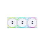 Korpuso aušintuvas Lian Li UNI FAN REVERSE SL WIRELESS 3x120mm White Case Fan (G99.12RSL1W3W.00) - Image 3