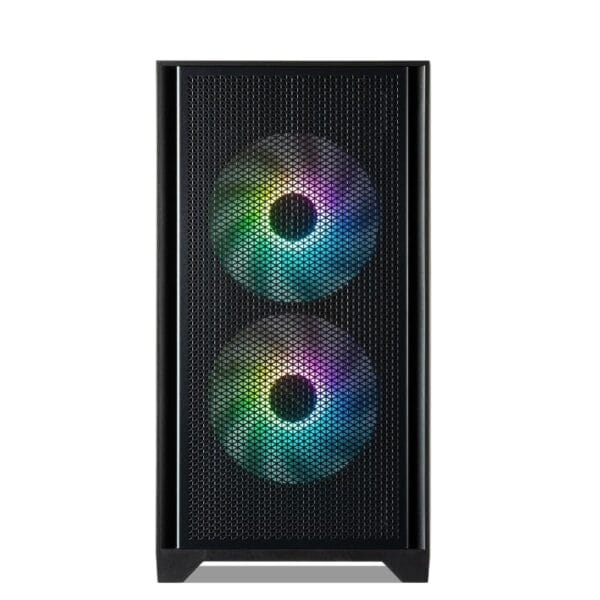 Kompiuterio korpusas TECWARE NEO M2 TG ARGB mATX Case 2 x 140 mm ir 1 x 120 mm Fan - Image 2