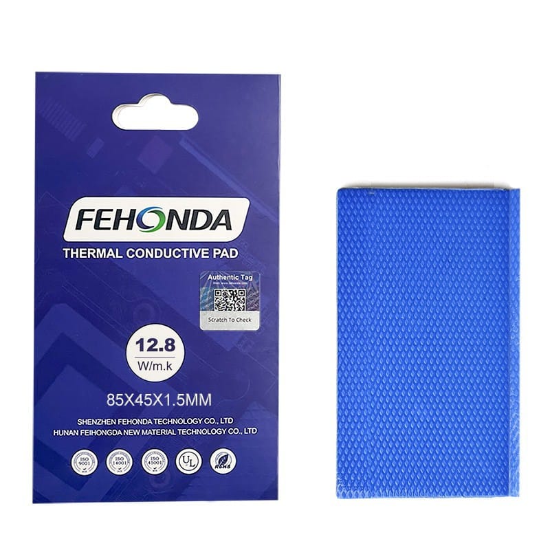 128w-fehonda-85-x-45-x-15mm 85x45x1.5mm Fehonda 12.8W/m.k Thermal Pads Termo padai (termo tarpinė) - Image 1