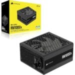 CORSAIR RM1000x Fully Modular Low Noise ATX PSU ATX 3.1 PCIe 5.1 Cybenetics Gold Efficiency 12V 2x6 Connector (cp-9020271-na)