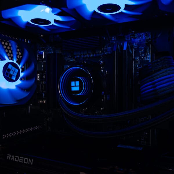 (P874) Stacionarus žaidimų-darbo kompiuteris Ryzen 5 7600X B850M WIFI 32GB DDR5 1TB SSD RX 7800 XT 16GB - Image 2