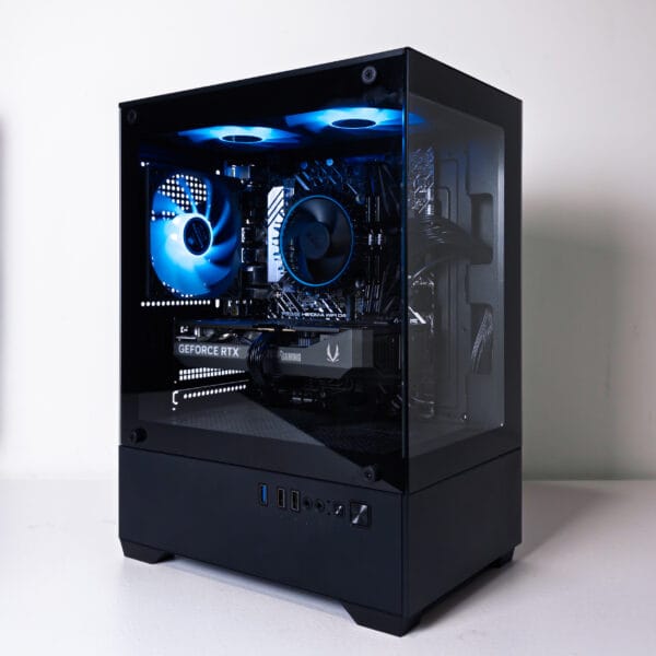 (P880) Stacionarus žaidimų-darbo kompiuteris Intel Core i3-12100F H610M WIFI 16GB DDR4 1TB SSD RTX 5060 8GB - Image 1