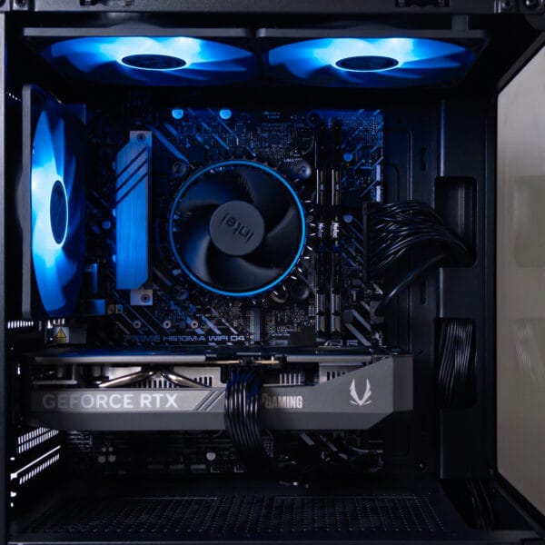 (P880) Stacionarus žaidimų-darbo kompiuteris Intel Core i3-12100F H610M WIFI 16GB DDR4 1TB SSD RTX 5060 8GB - Image 2