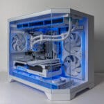 (P881) Stacionarus žaidimų-darbo kompiuteris Ryzen 7 9800X3D B850M WiFi 32GB DDR5 2TB NVMe SSD RX 9070 XT 16GB