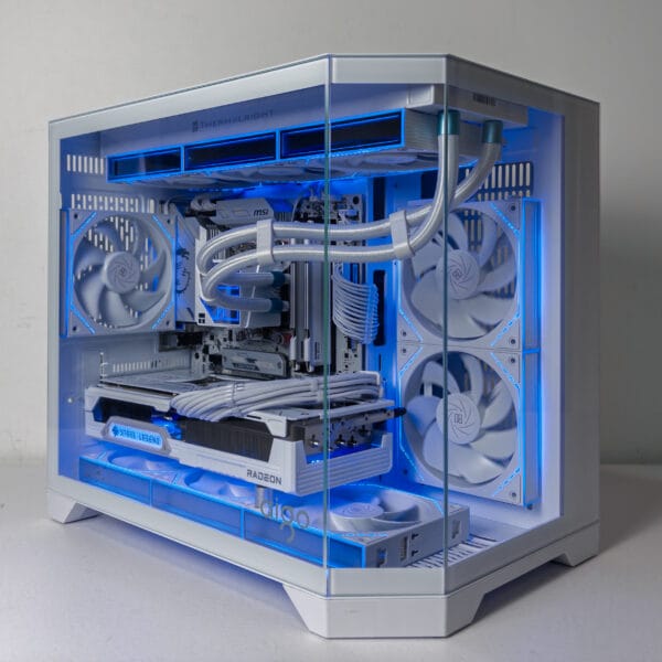 (P881) Stacionarus žaidimų-darbo kompiuteris Ryzen 7 9800X3D B850M WiFi 32GB DDR5 2TB NVMe SSD RX 9070 XT 16GB - Image 1