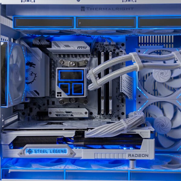 (P881) Stacionarus žaidimų-darbo kompiuteris Ryzen 7 9800X3D B850M WiFi 32GB DDR5 2TB NVMe SSD RX 9070 XT 16GB - Image 2