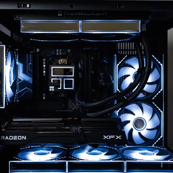 (P883) Stacionarus žaidimų-darbo kompiuteris Ryzen 5 7600 B850M WIFI 32GB DDR5 1TB NVMe SSD RX 9060 XT 16GB - Image 2