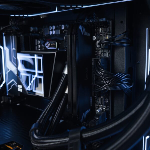 (P883) Stacionarus žaidimų-darbo kompiuteris Ryzen 5 7600 B850M WIFI 32GB DDR5 1TB NVMe SSD RX 9060 XT 16GB - Image 4