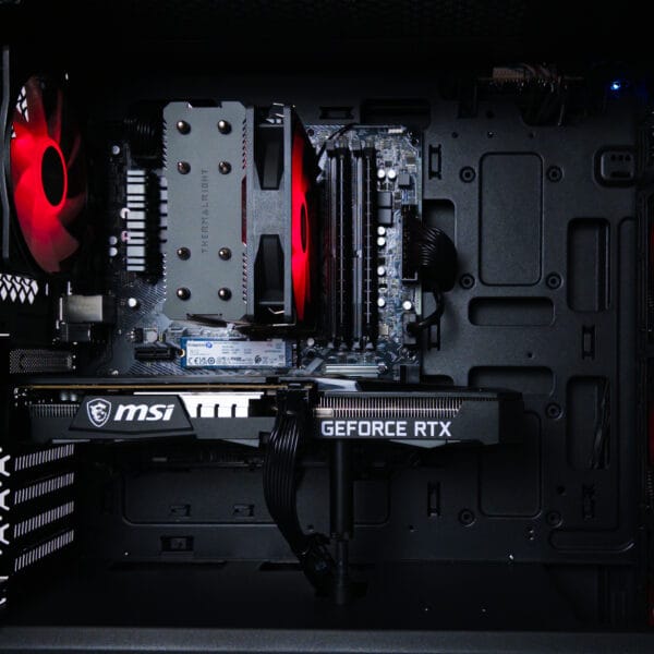 (P885) Stacionarus žaidimų-darbo kompiuteris Ryzen 5 5600X B450M 16GB DDR4 1TB SSD RTX 3060 Ti 8GB (ATNAUJINTAS) - Image 2