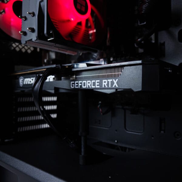 (P885) Stacionarus žaidimų-darbo kompiuteris Ryzen 5 5600X B450M 16GB DDR4 1TB SSD RTX 3060 Ti 8GB (ATNAUJINTAS) - Image 4